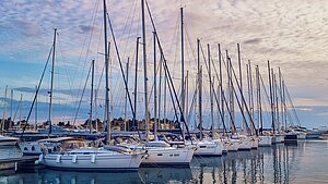 Yachthafen in Kroatien