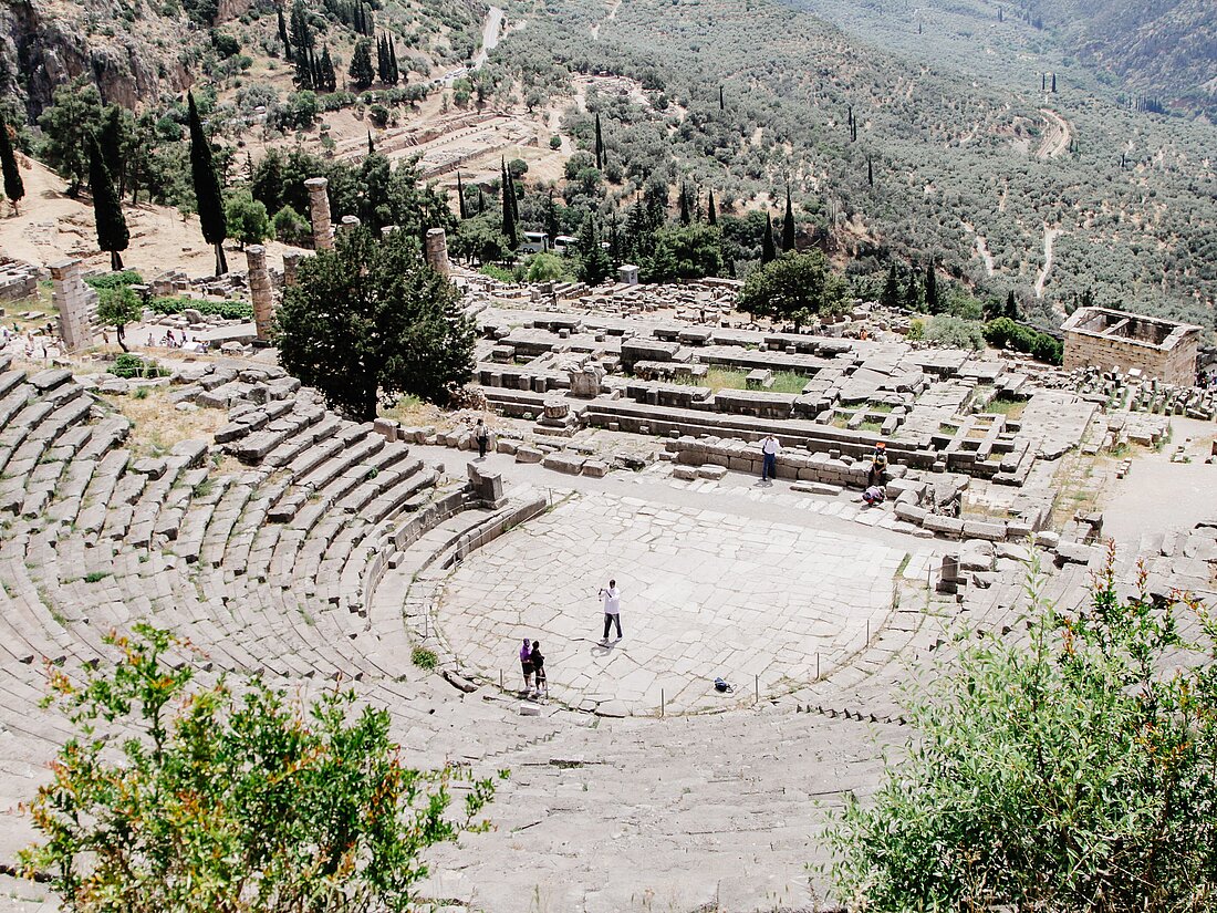 Amphitheater aus der Vogelperspektive