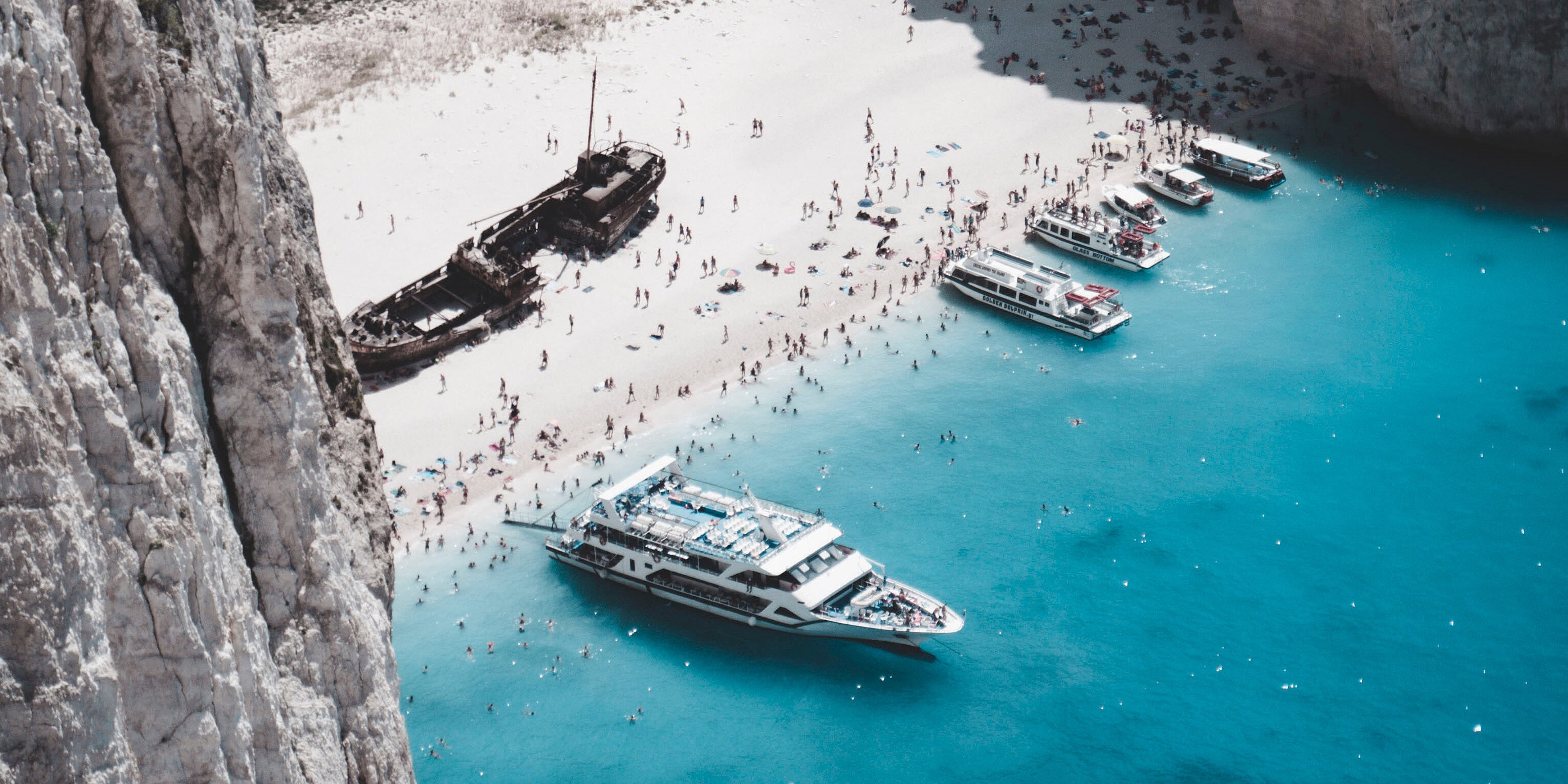 Bucht Yachten in einer Bucht